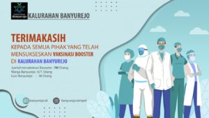 Vaksinasi Booster Covid-19 di Kalurahan Banyurejo